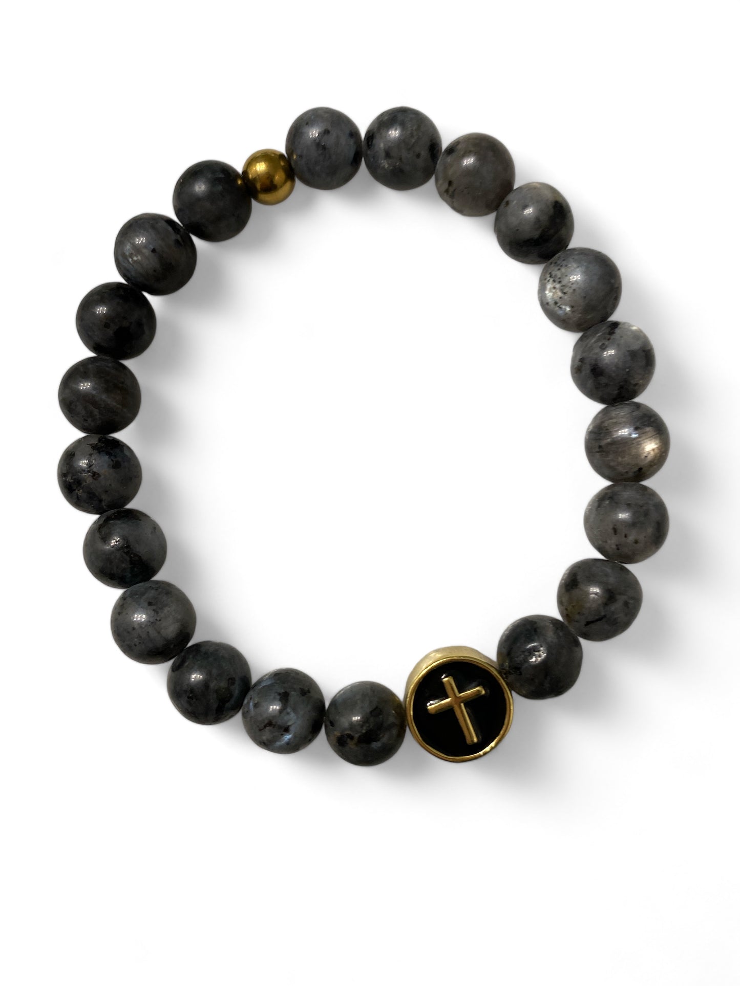 Meteora, Enamel Cross Beaded Bracelet