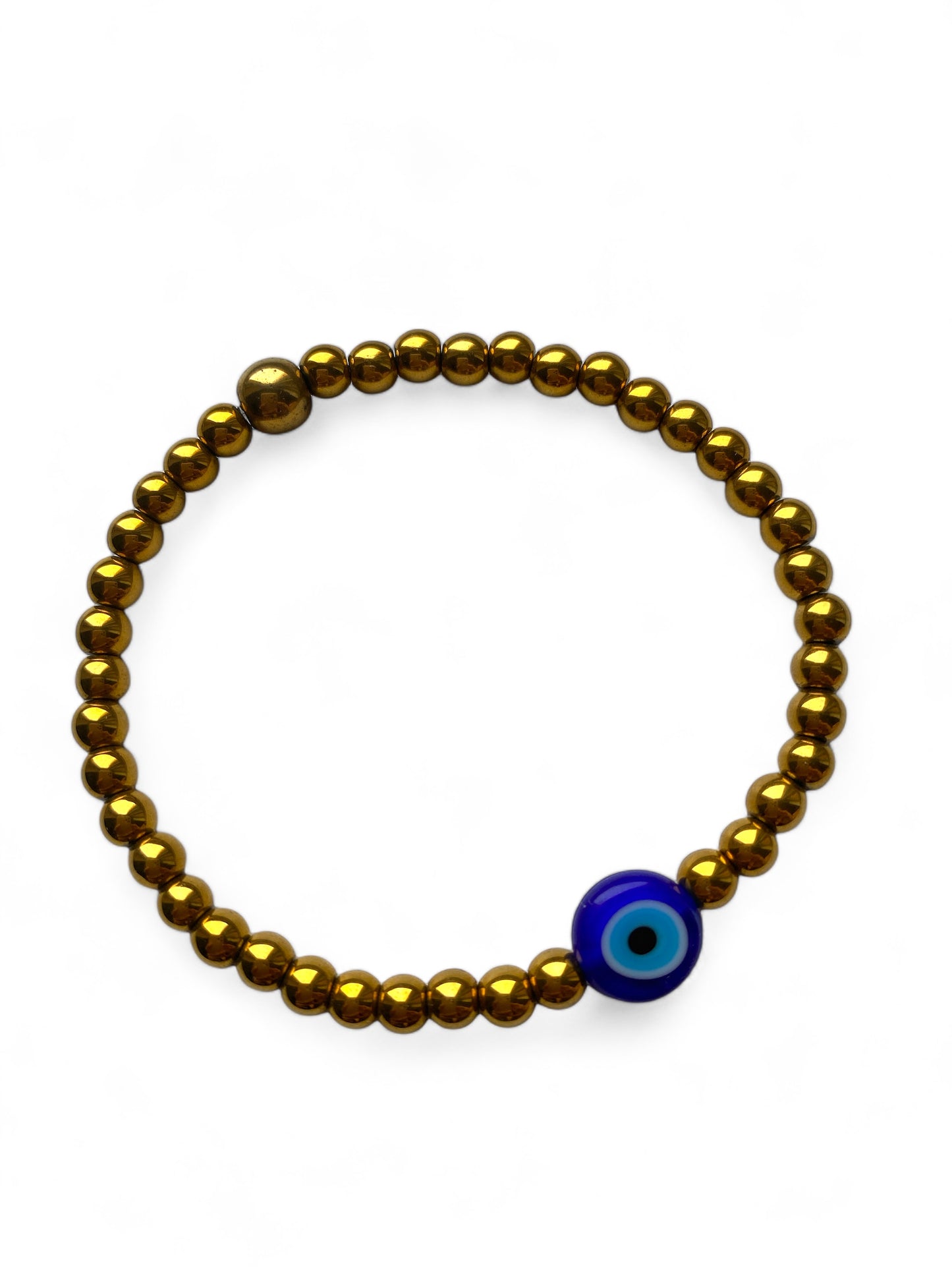 Mataki, Hematite Evil Eye Bracelet