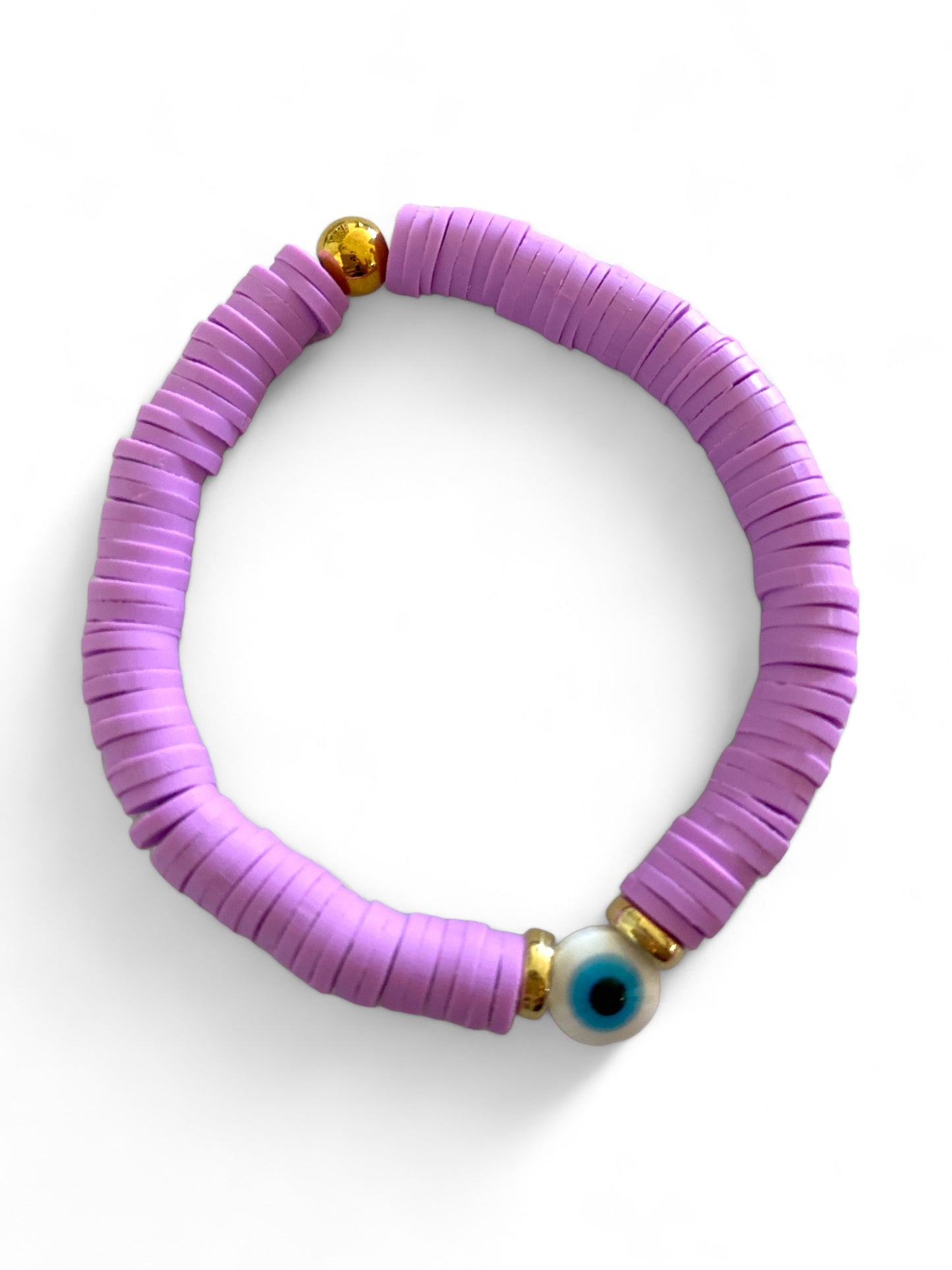 Koukla, Heishi Beads Light Purple