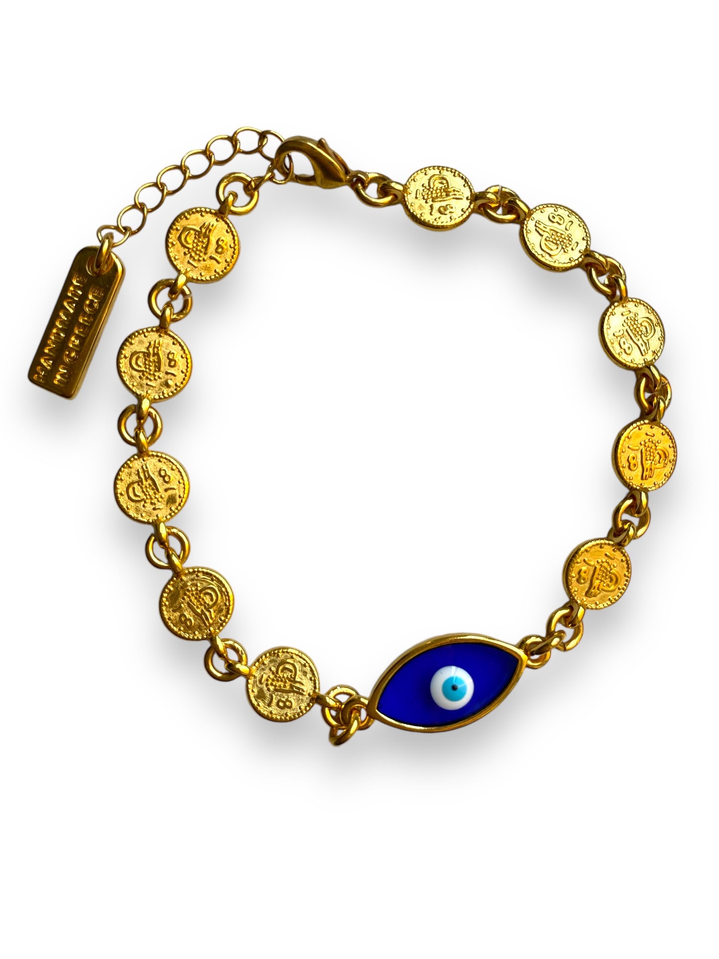 Cleopatra, Evil Eye Gold Bracelet