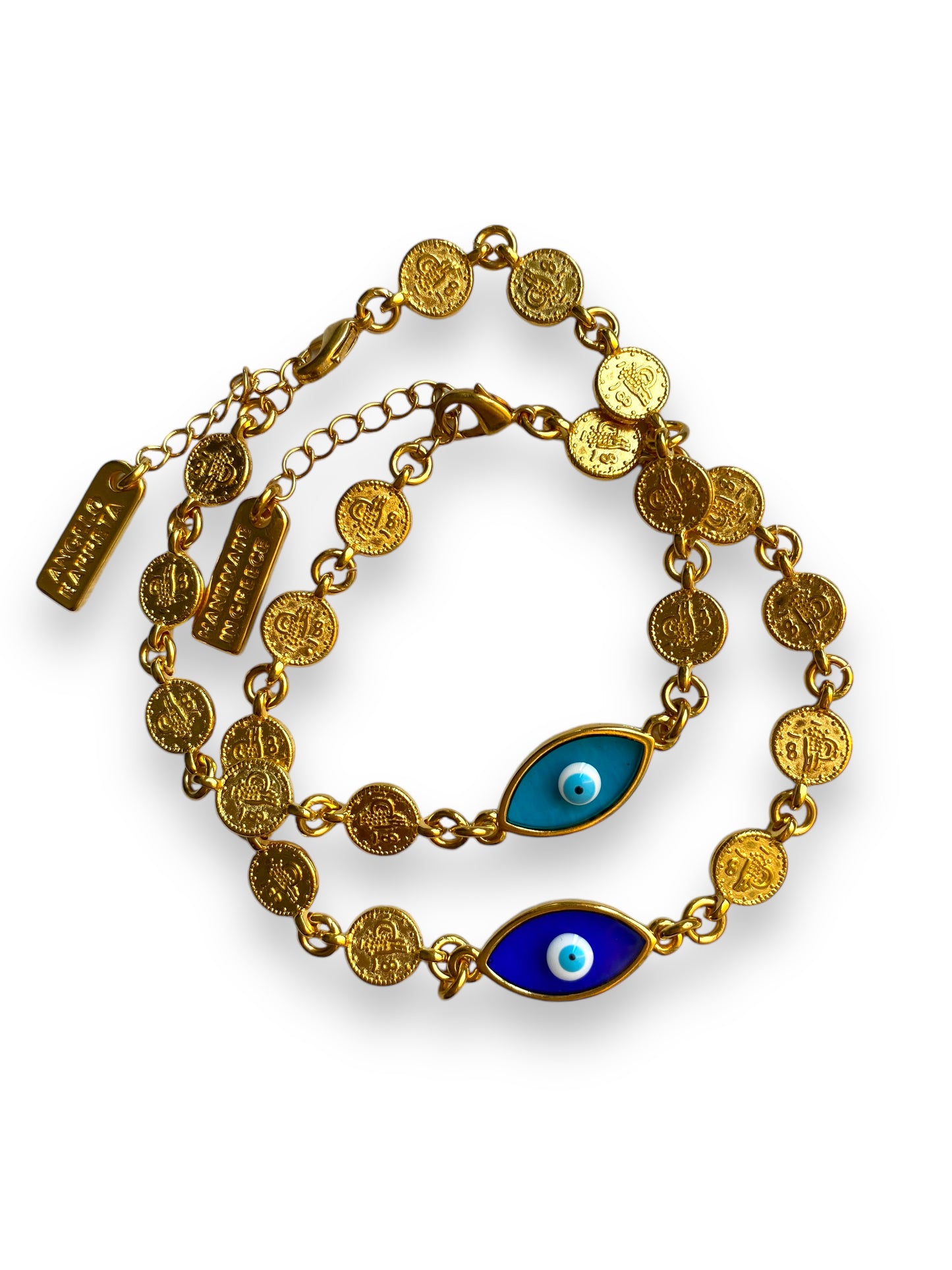 Cleopatra, Evil Eye Gold Bracelet