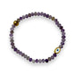 Krystallo, Mini Evil Eye Glass Bead Bracelet Gold