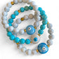 Keramos, Ceramic Evil Eye Bracelet