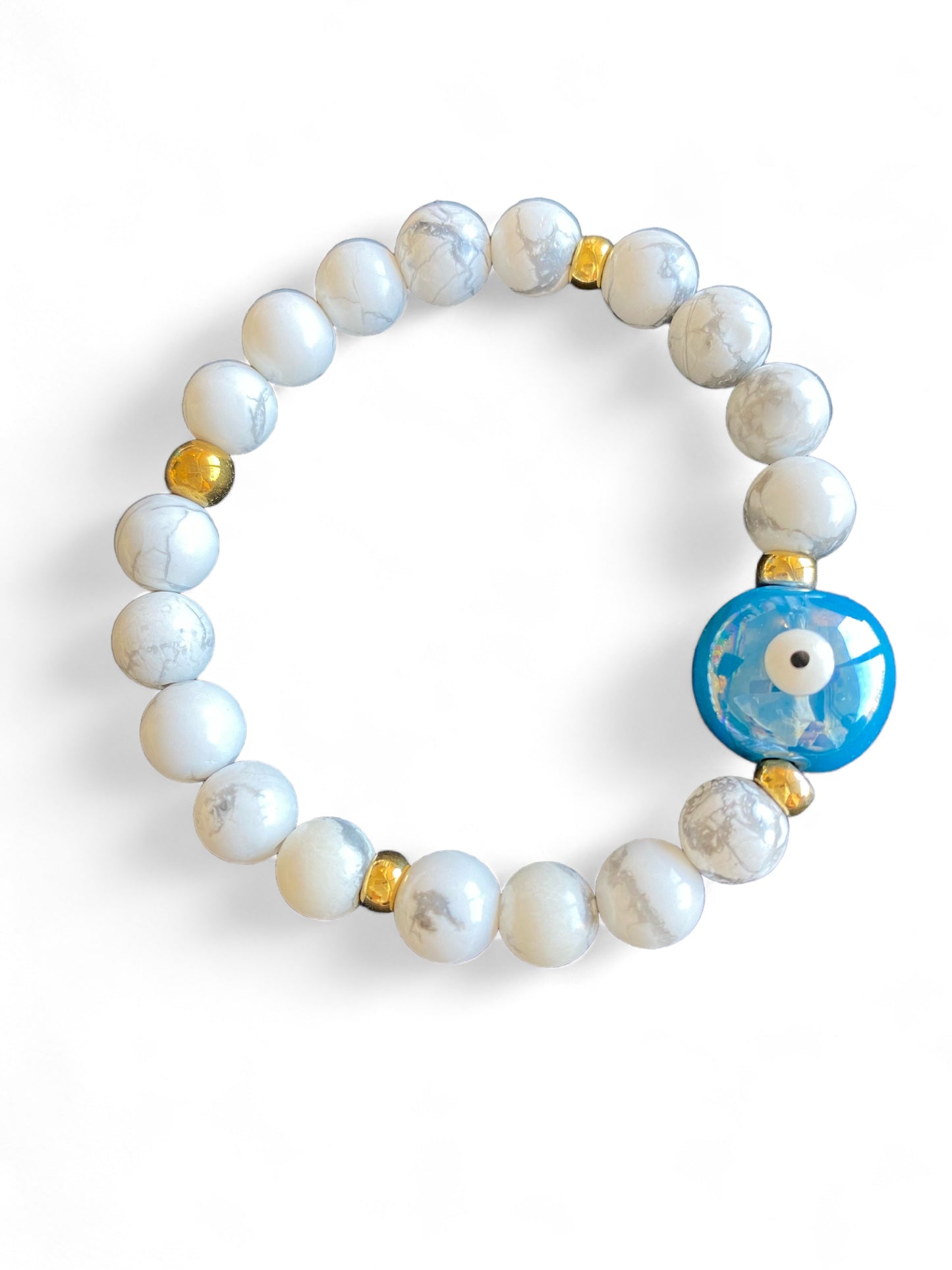 Keramos, Ceramic Evil Eye Bracelet