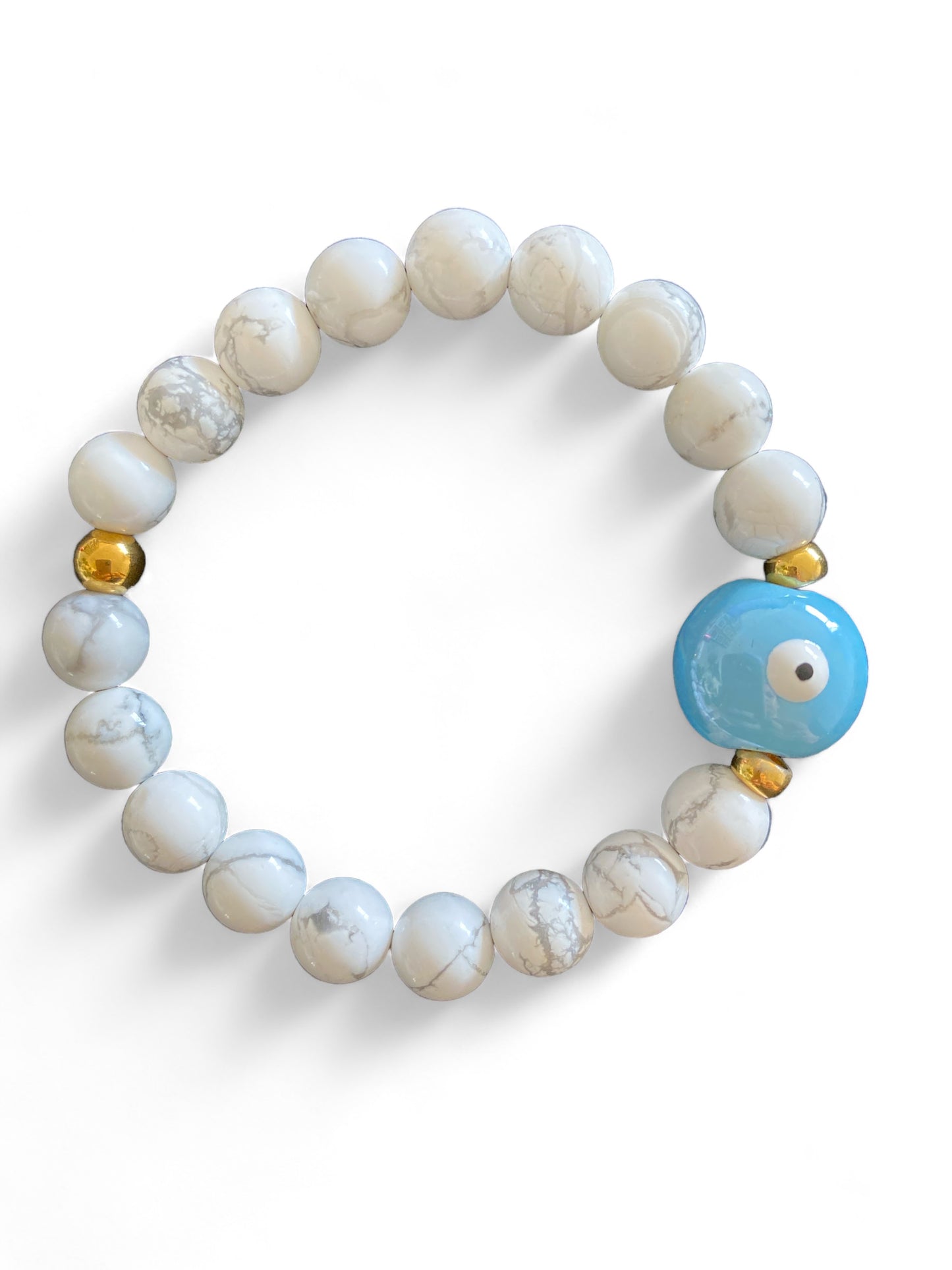 Keramos, Ceramic Evil Eye Bracelet