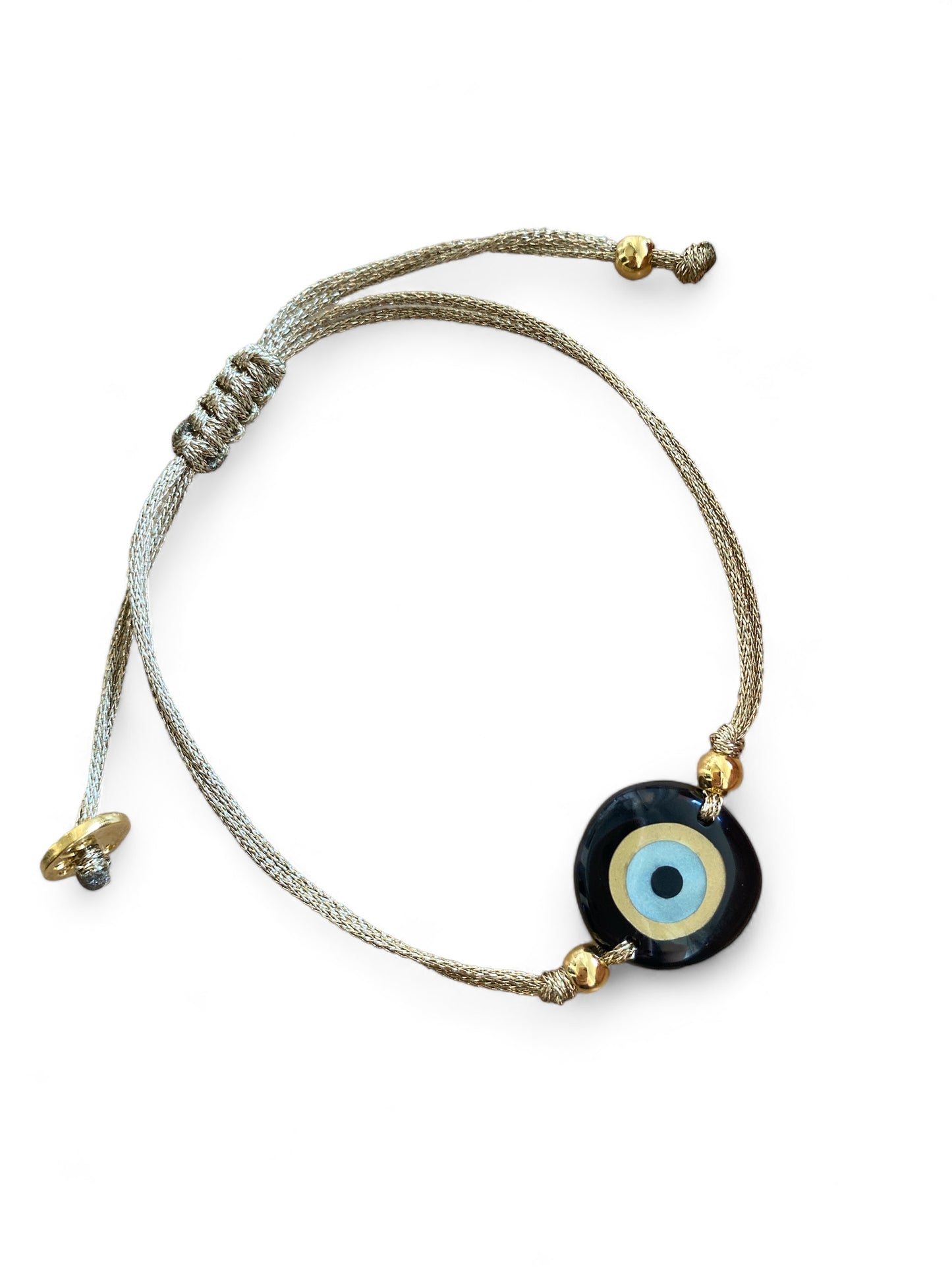 Cycladic Eye, Adjustable Round Eye Bracelet