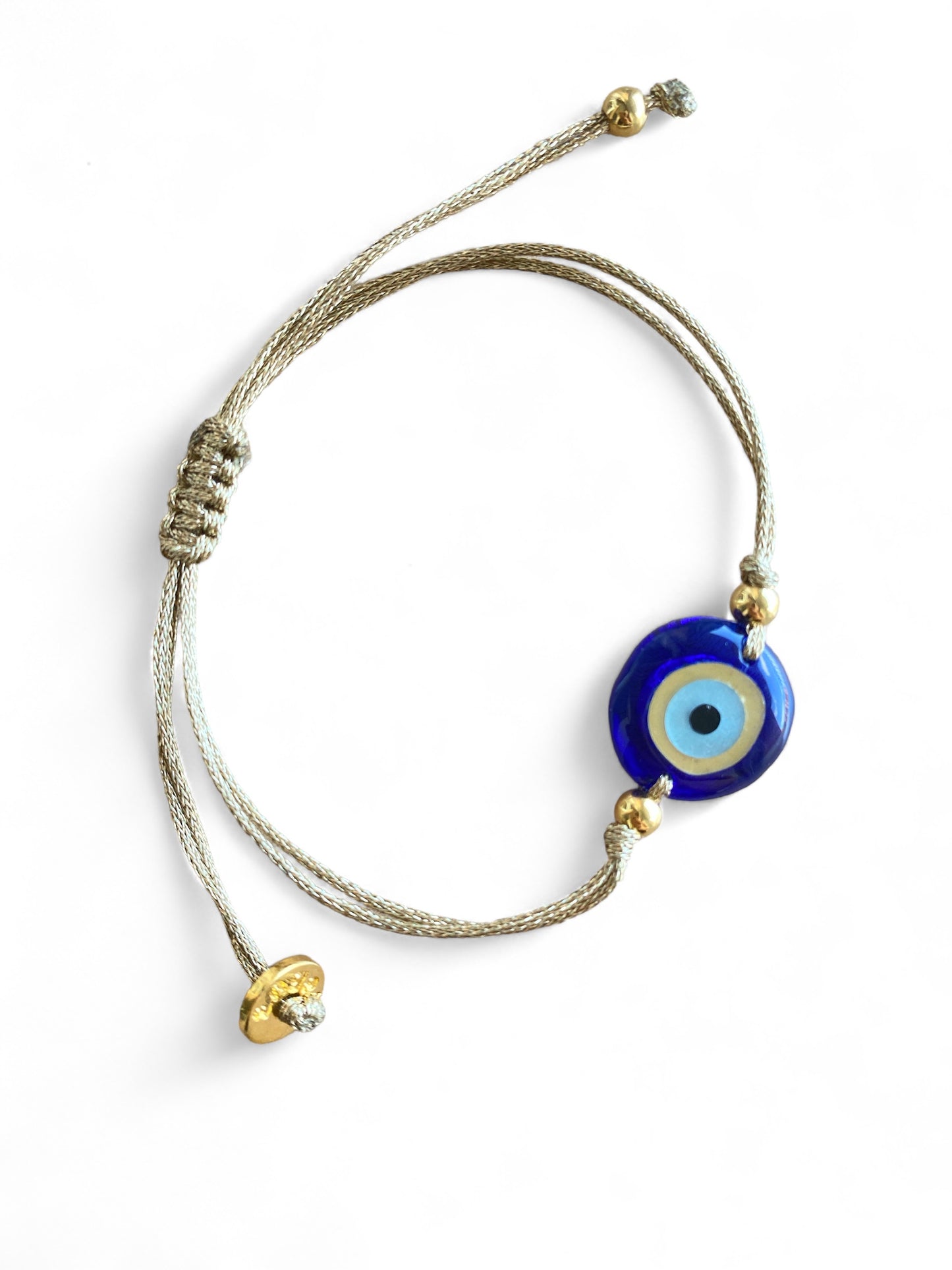 Cycladic Eye, Adjustable Round Eye Bracelet