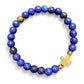 Stavros, Gold Cross Beaded Bracelet