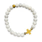 Stavros, Gold Cross Beaded Bracelet