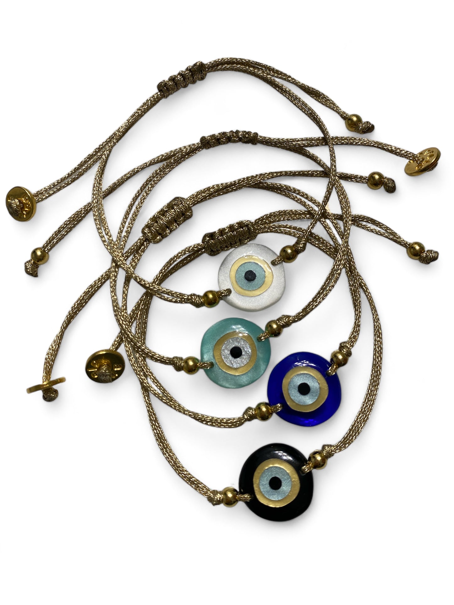 Cycladic Eye, Adjustable Round Eye Bracelet