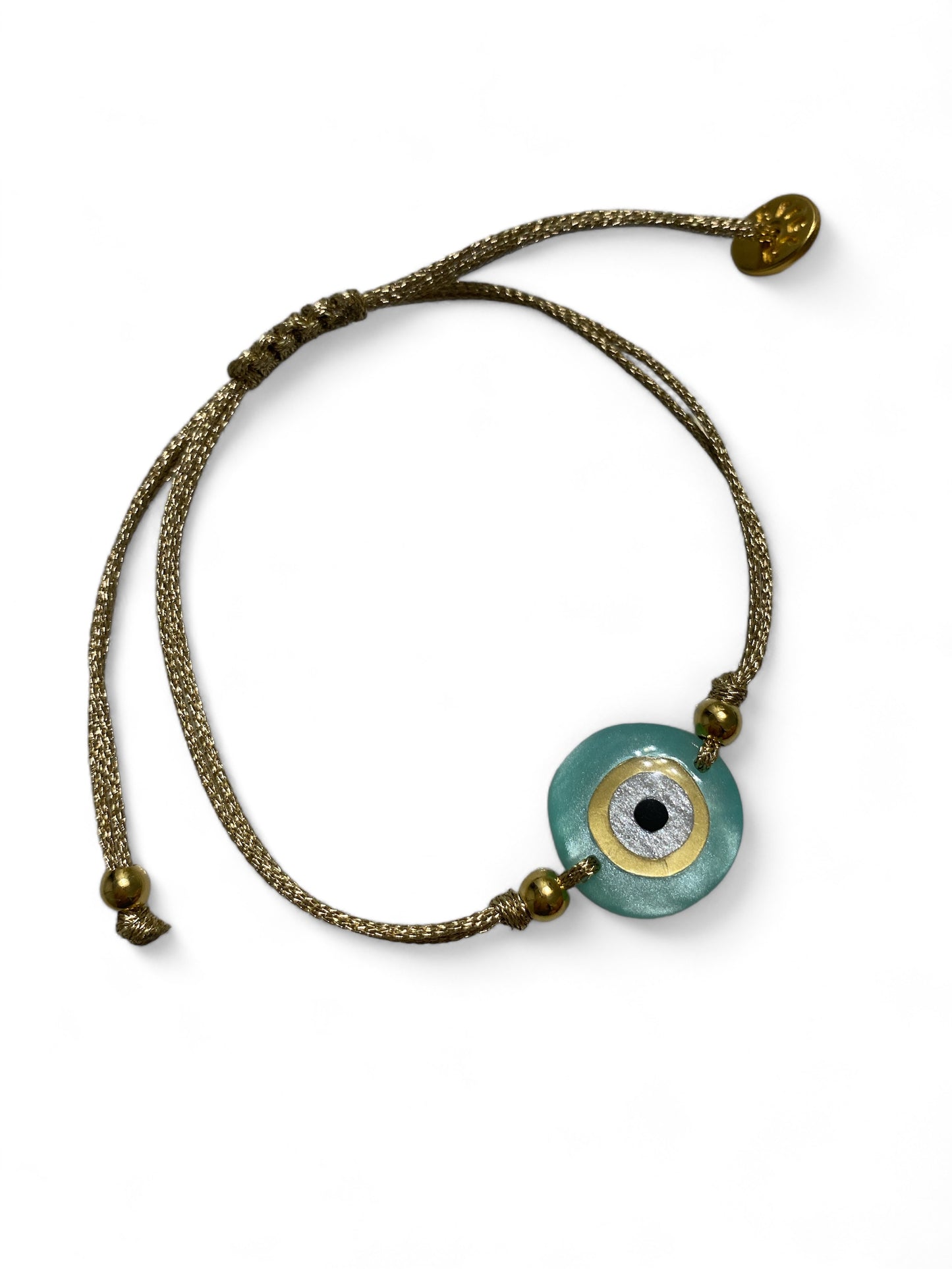 Cycladic Eye, Adjustable Round Eye Bracelet