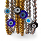 Mataki, Hematite Evil Eye Bracelet