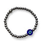 Mataki, Hematite Evil Eye Bracelet