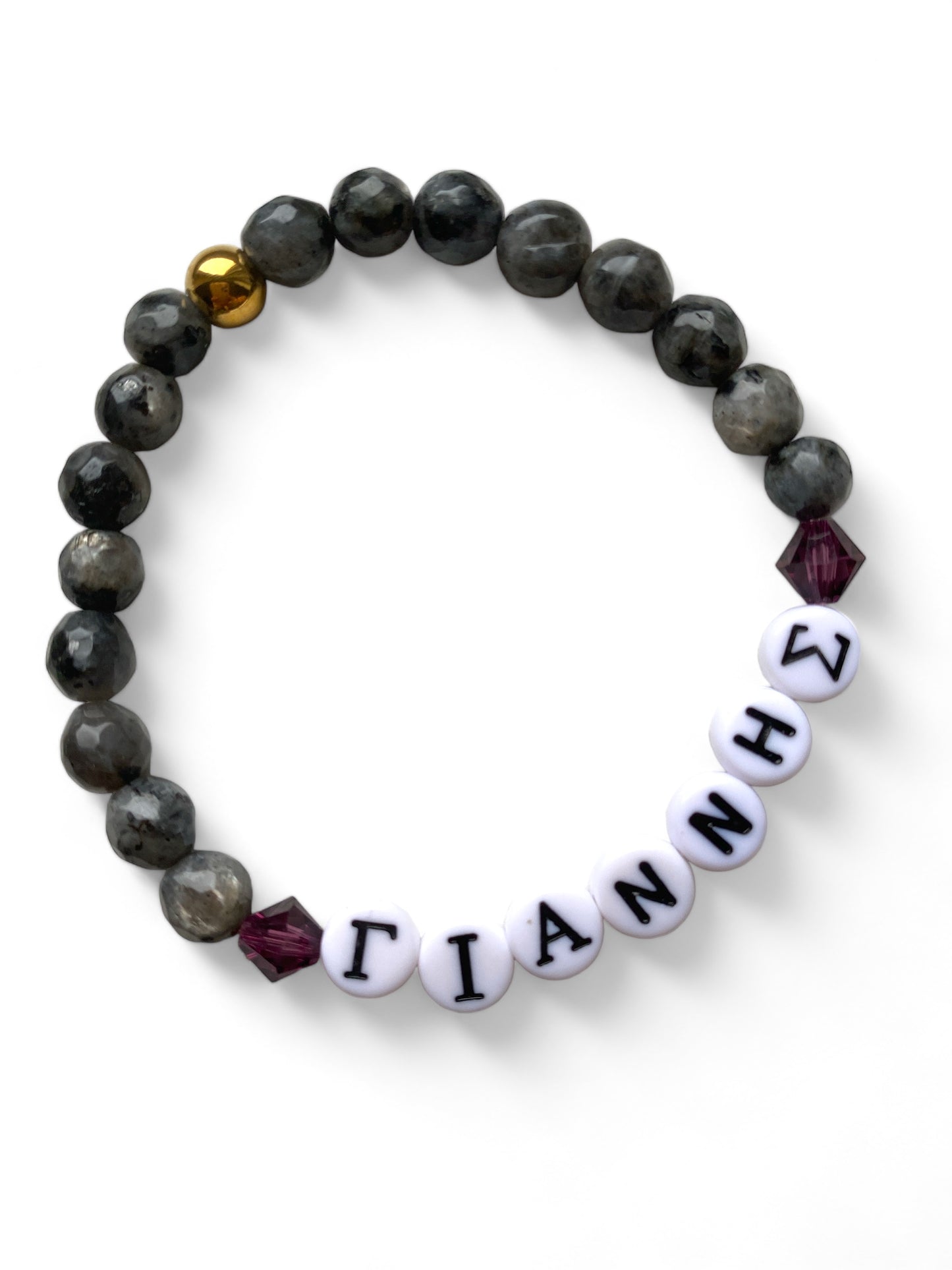 Logos, Custom Birthstone Bracelet