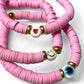 Koukla, Heishi Beads Light Pink