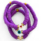 Koukla, Heishi Beads Purple