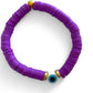 Koukla, Heishi Beads Purple
