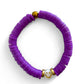 Koukla, Heishi Beads Purple