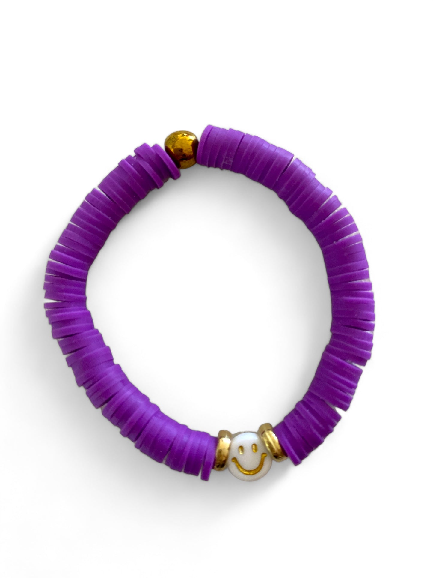 Koukla, Heishi Beads Purple