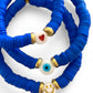 Koukla, Heishi Beads Sea Blue