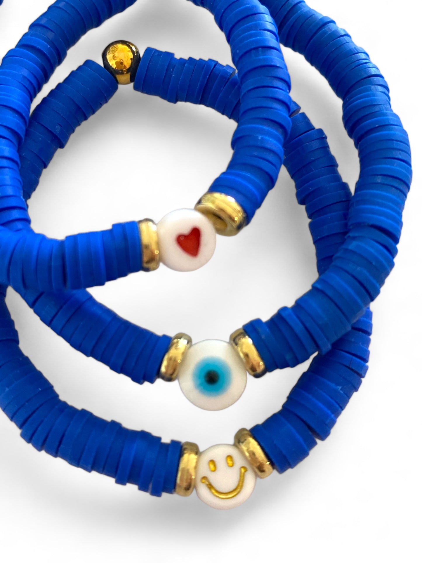 Koukla, Heishi Beads Sea Blue