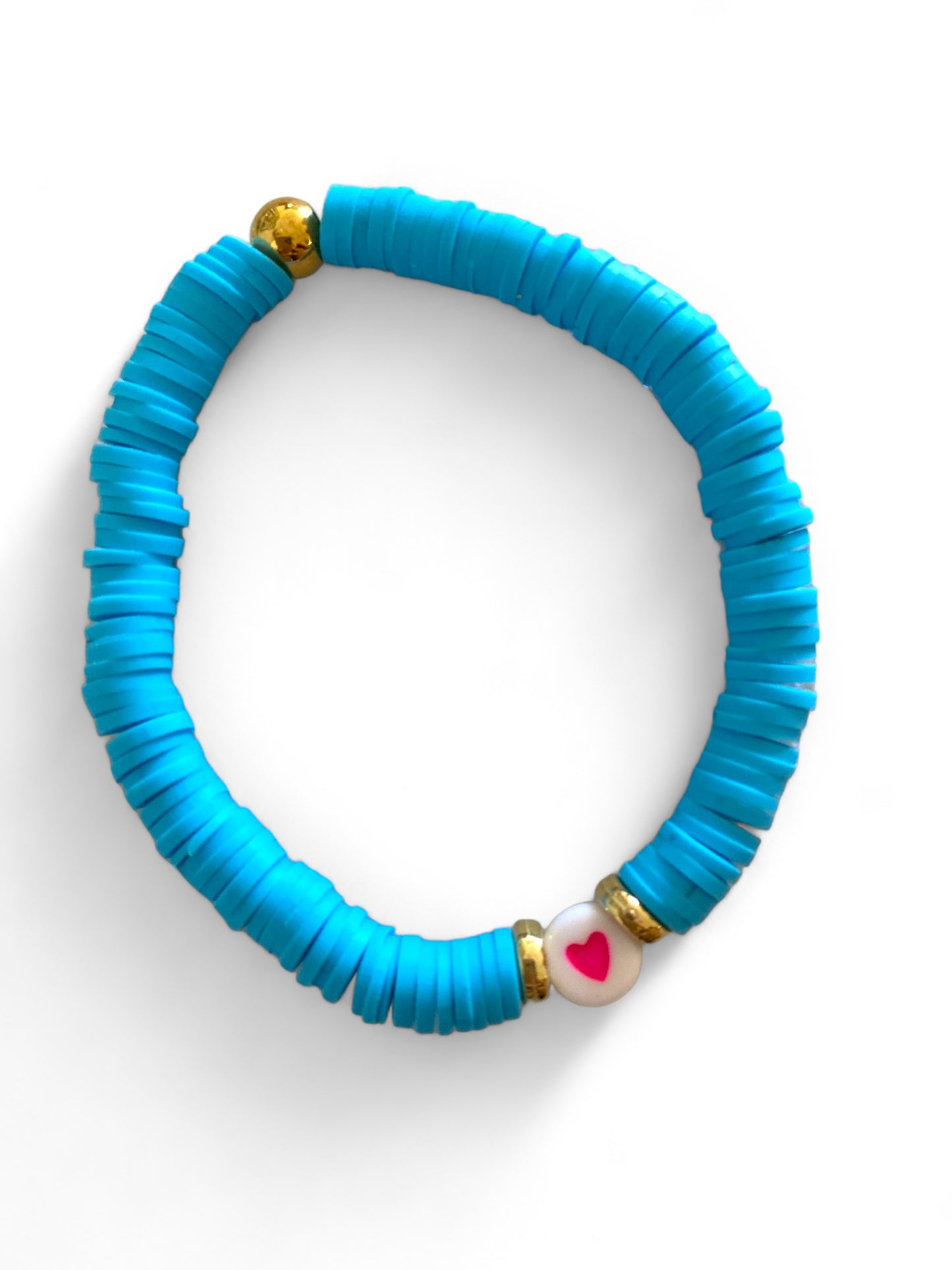 Koukla, Heishi Beads Light Blue