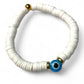 Koukla, Heishi Beads White