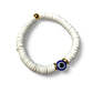 Koukla, Heishi Beads White