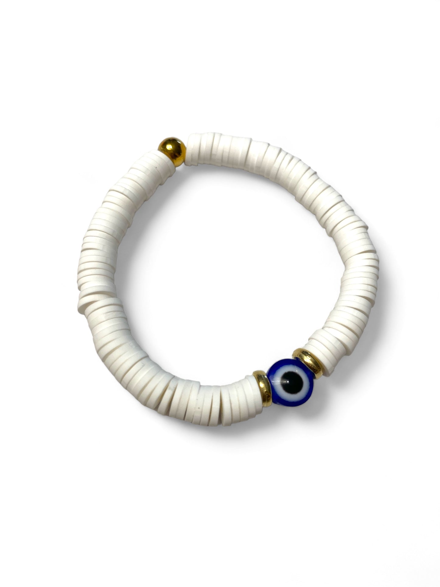 Koukla, Heishi Beads White