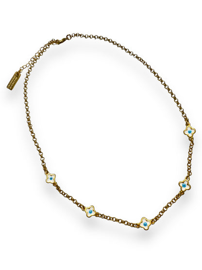 Matia Mou, Clover Gold Necklace